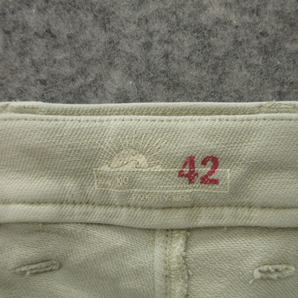Faherty Men's Chino Shorts 42 Stone Cotton Blend Stretch Terry 7